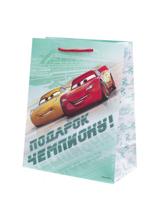Пакет подарочный "Тачки: Едем вместе"