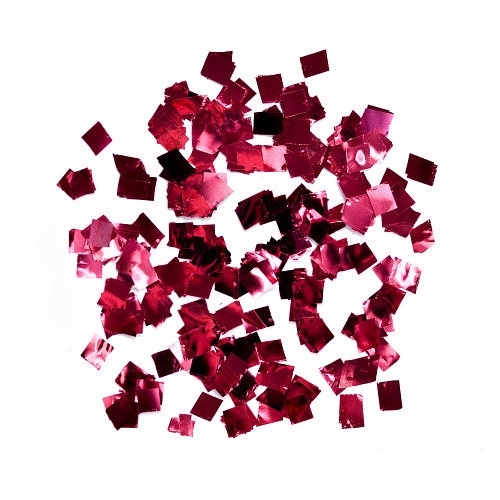 Конфетти "Квадрат" Металлизированное, Розовый