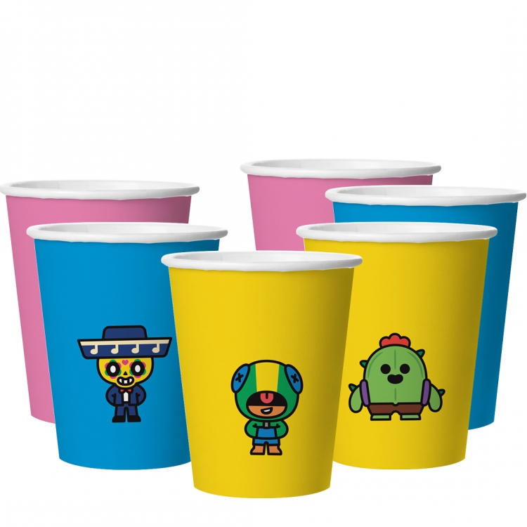 Стаканы Brawl Stars, Герои, дизайн №1